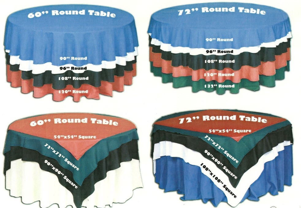 Moonlight And Rust Round Tablecloths, 60 Round Table Cloth