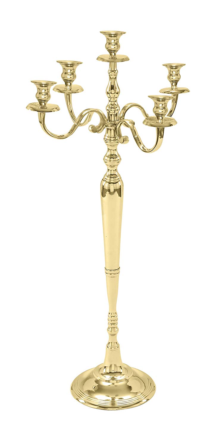 Moonlight and Rust - Gold Candelabra, 18 inch x 38 inch