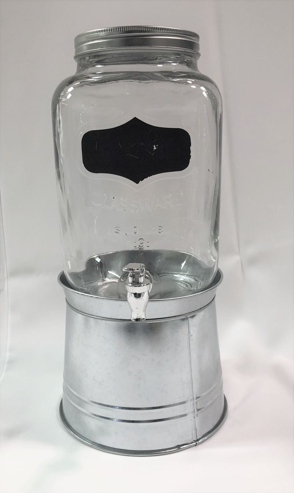 Glass Beverage Dispenser, 3 Gallon - A1 Party Rental