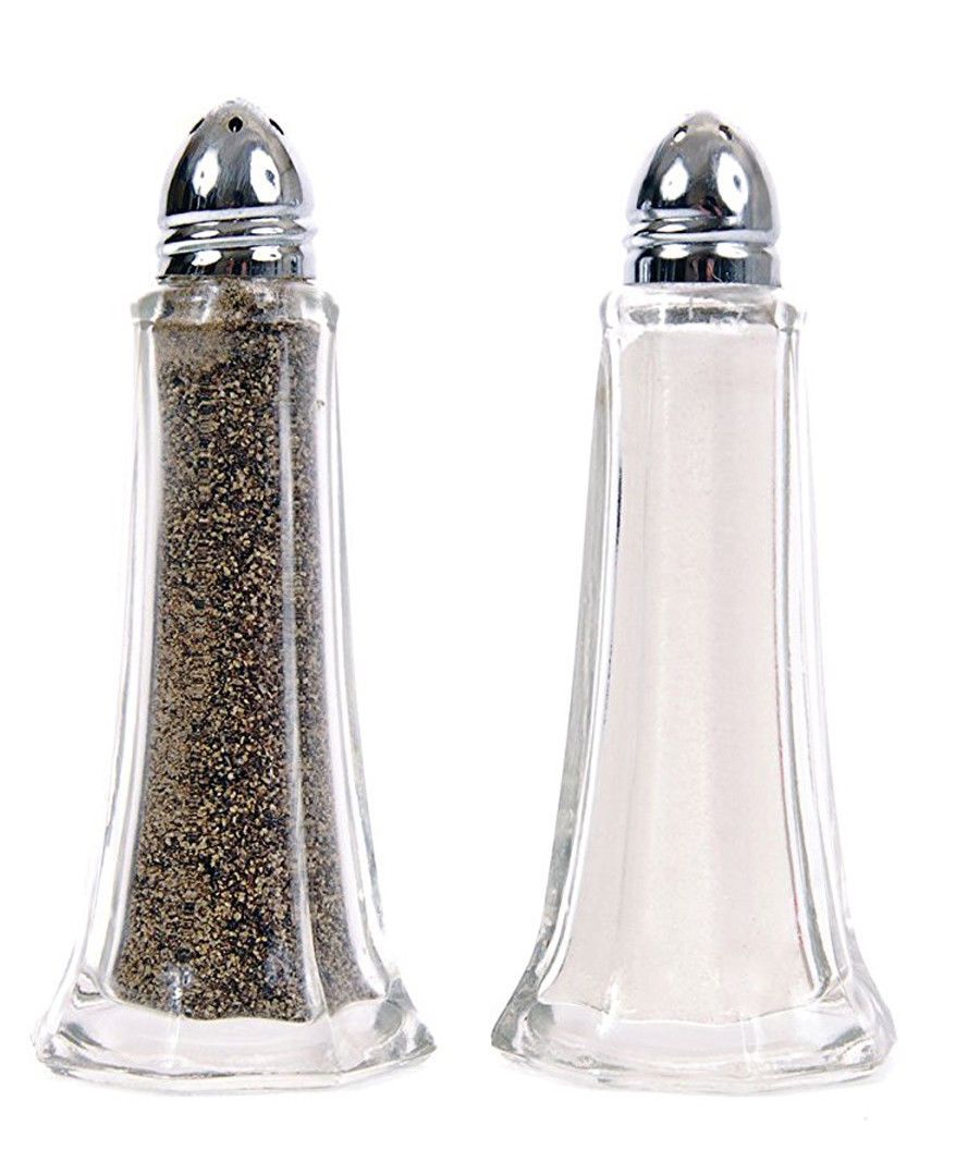 Orange County Party Rentals - Glass Salt & Pepper Shakers.