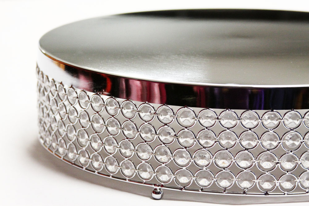 Cake Plateau Silver Bling 18 Round