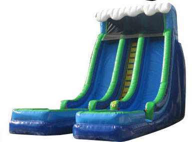 bouncy toys in water park